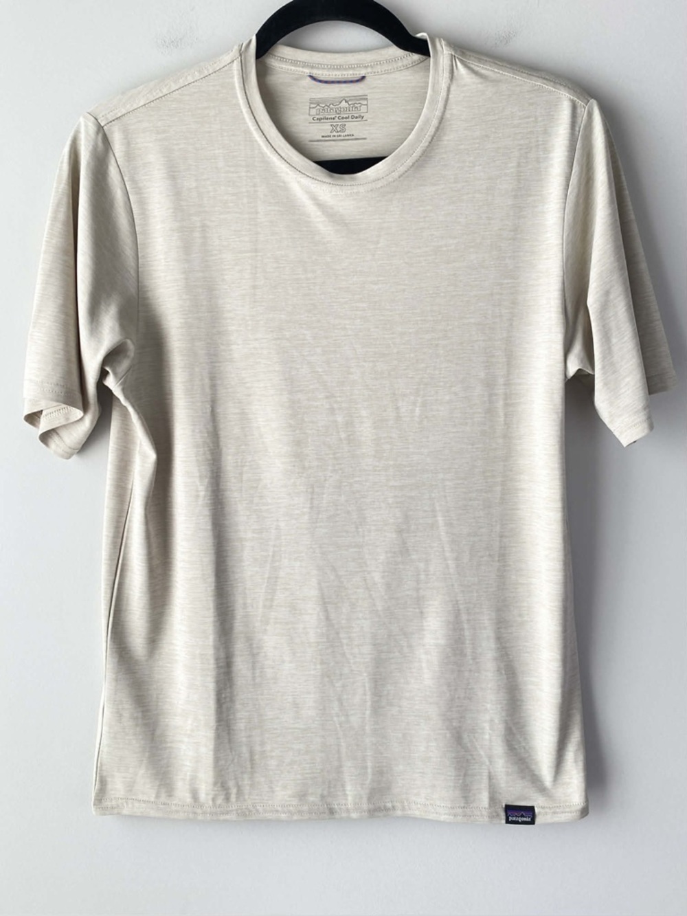 Patagonia Womens Capilene Cool Daily XS Beige Performance Lightweight Gorpcore